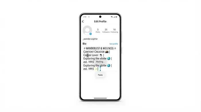 How it works Step 3: paste the Copy & Paste Fonts styled text into any app